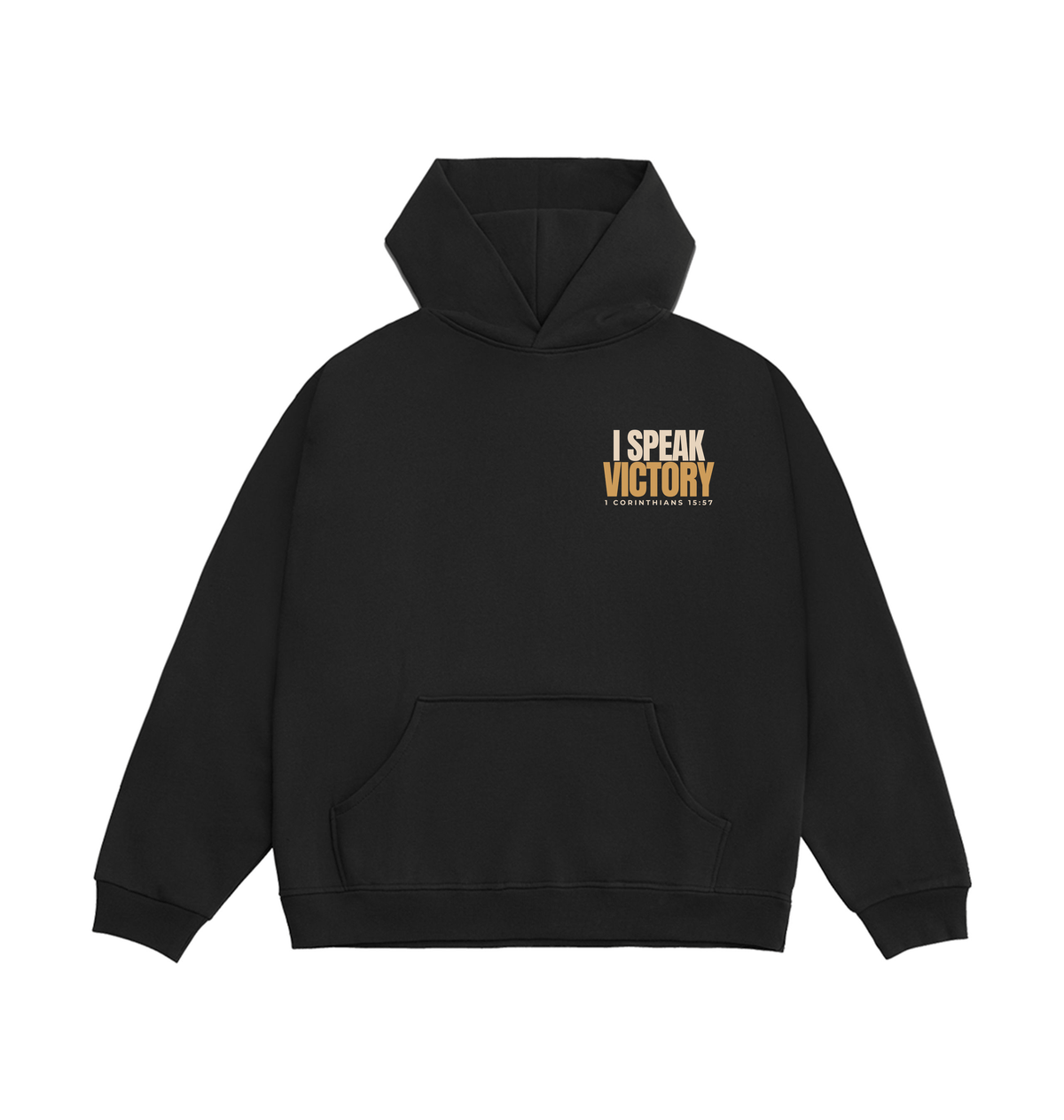Limo Black Printed Hoody Front