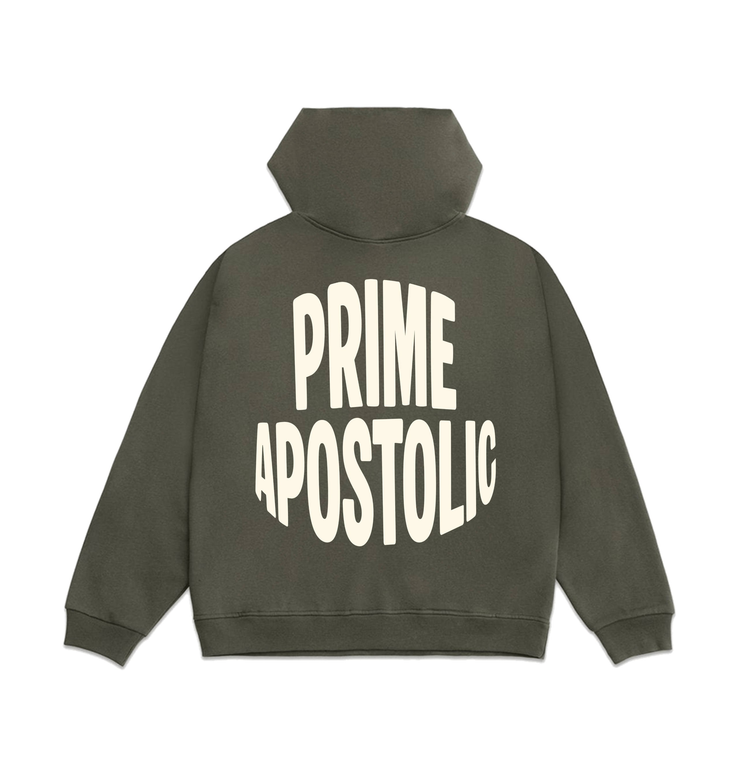 Beluga Charcoal Printed Hoody Back