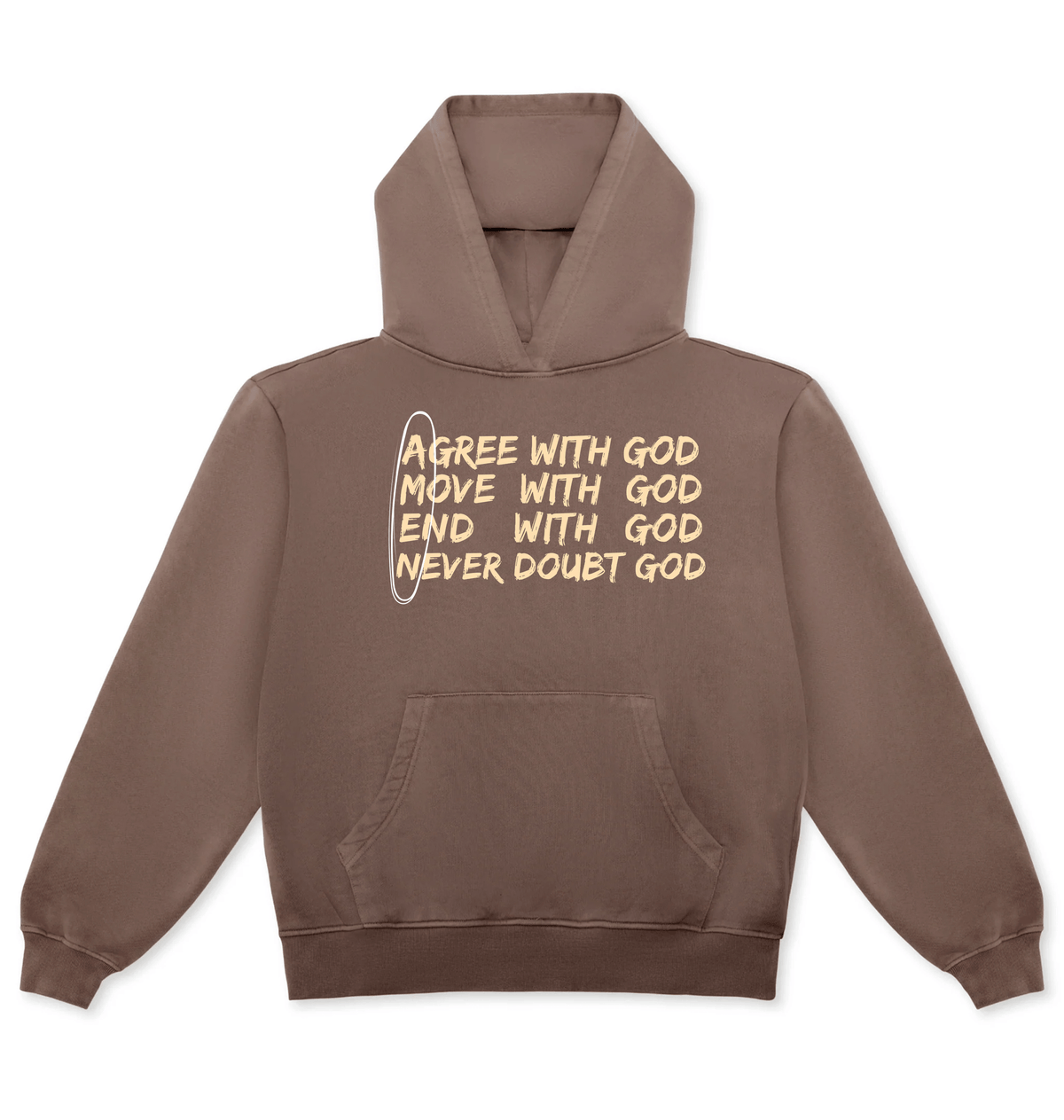 Vintage Cub Printed Hoody Front