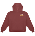 Vintage Mahog Printed Hoody Front