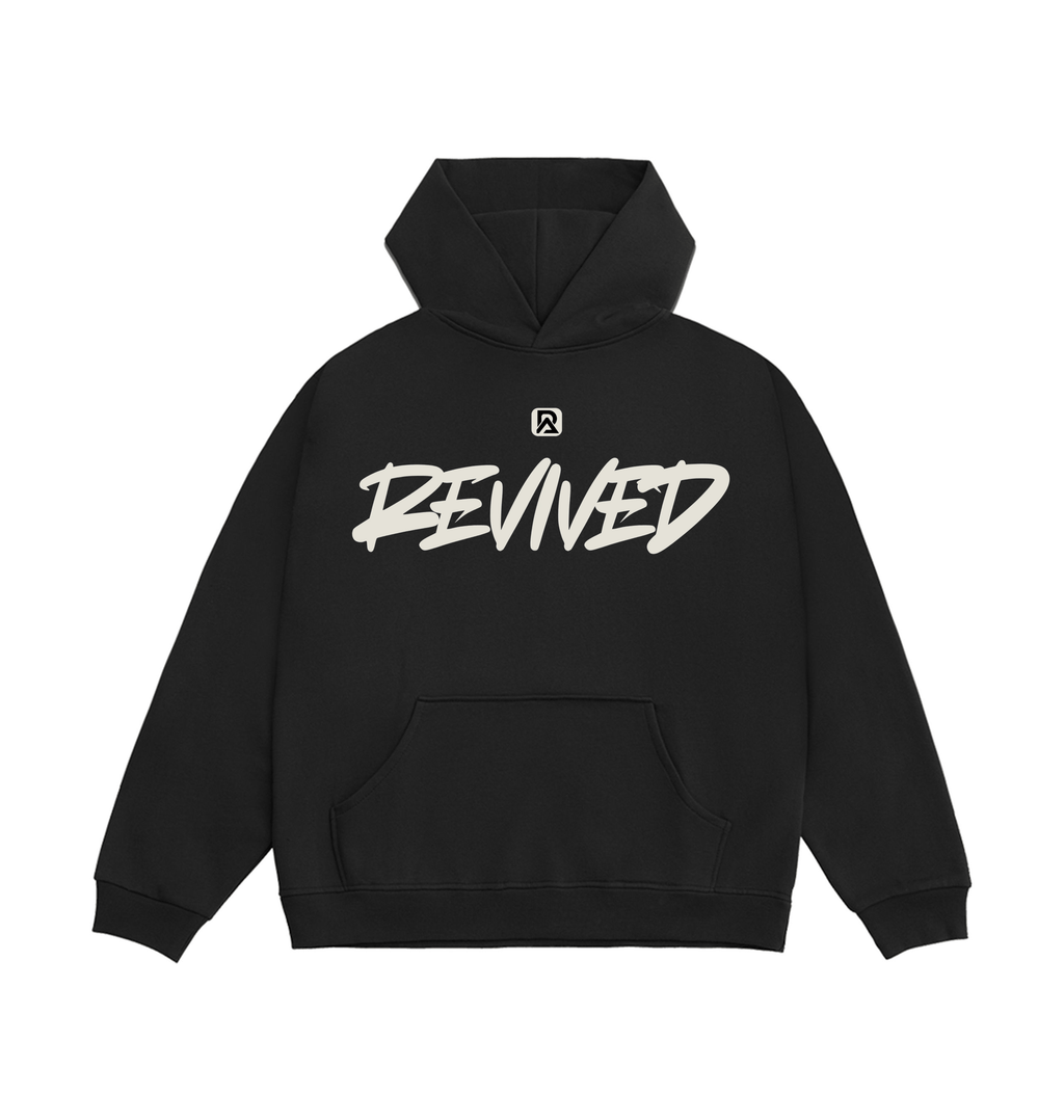 Limo Black Printed Hoody Front