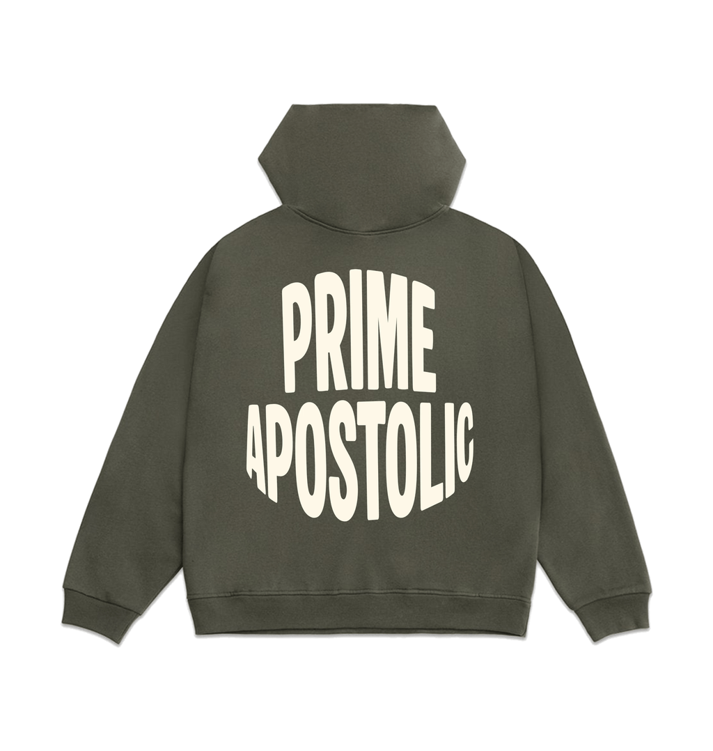 Beluga Charcoal Printed Hoody Back