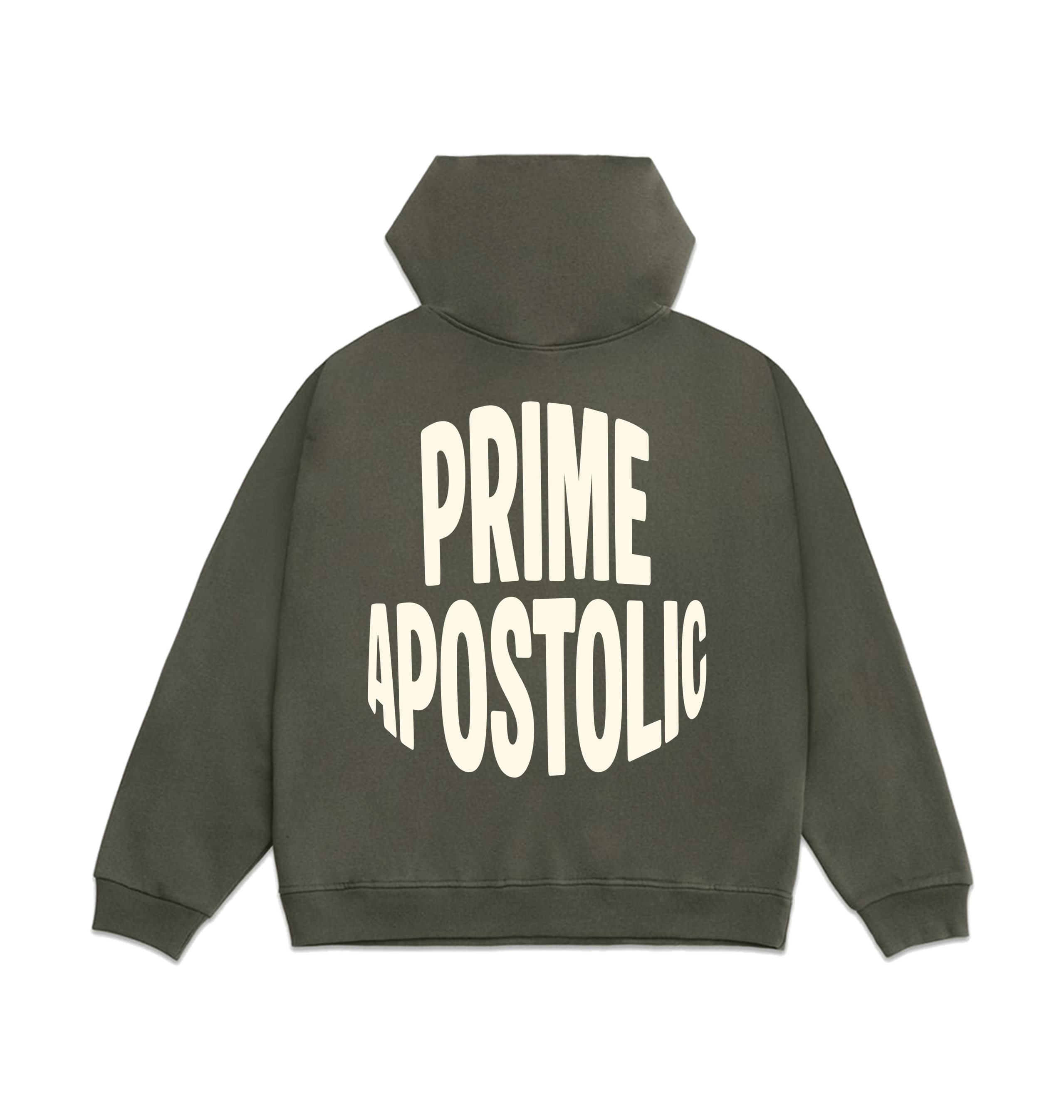 Beluga Charcoal Printed Hoody Back