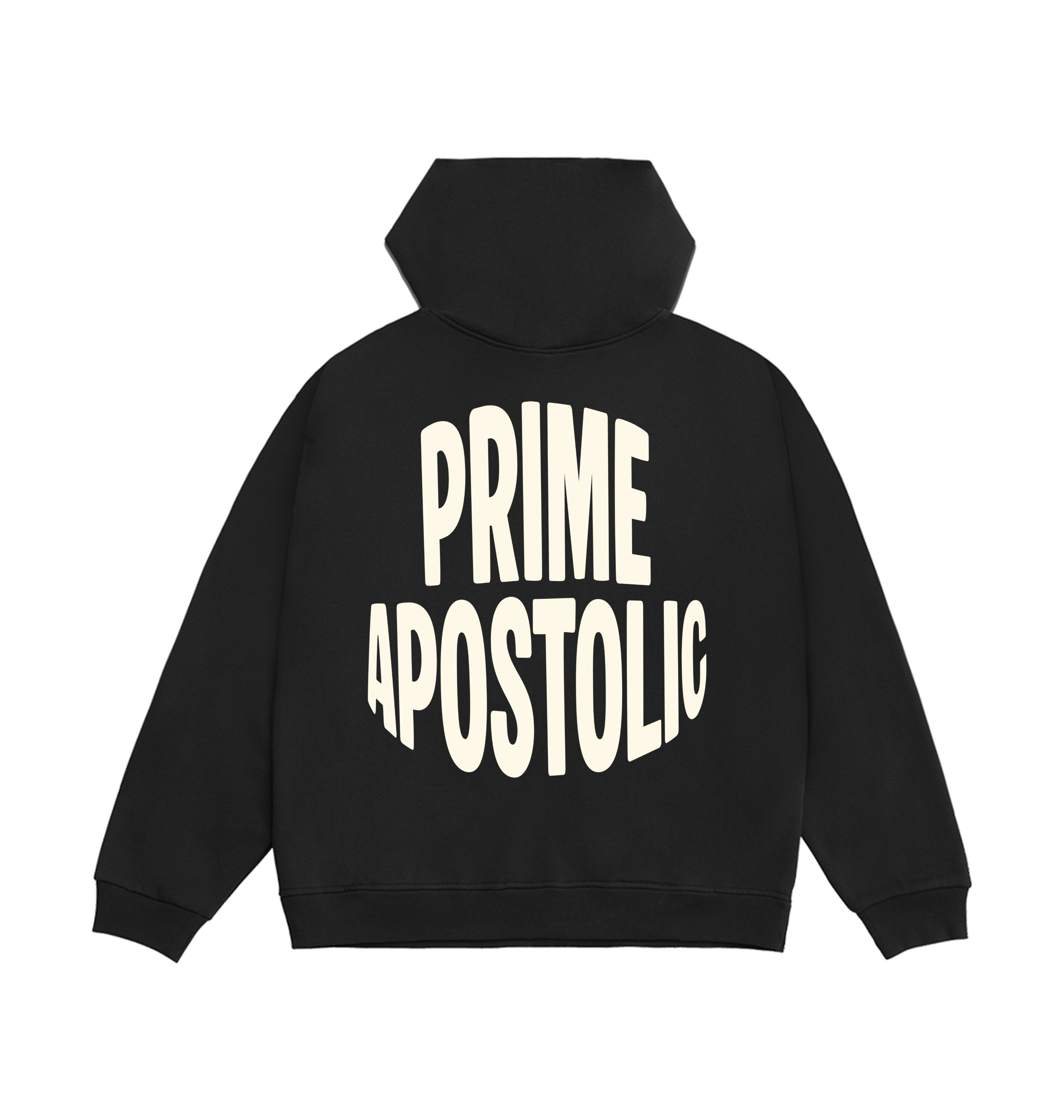 Limo Black Printed Hoody Back
