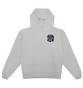 Heather Grey Printed Hoody Front